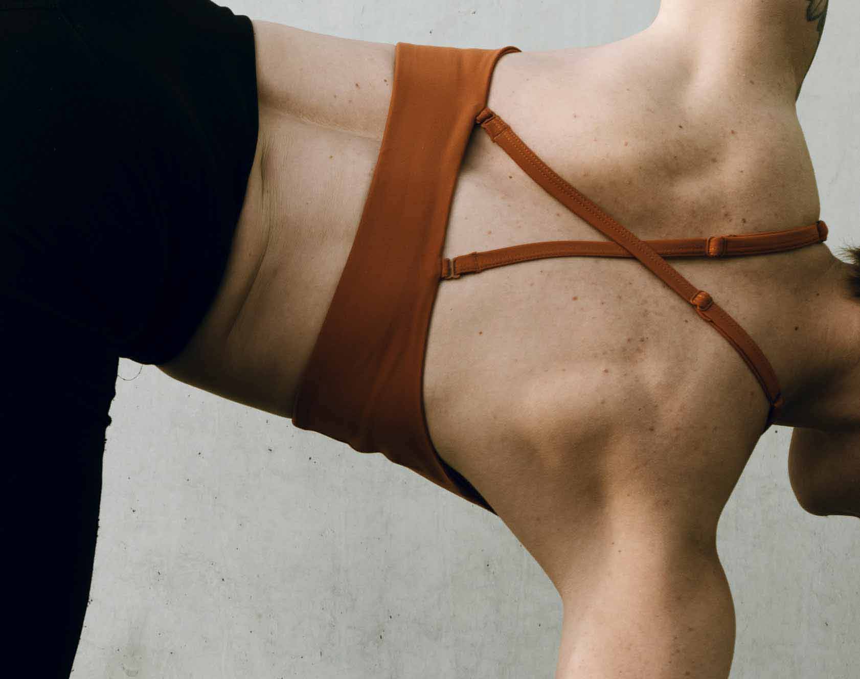 Woman doing a yoga pose Woman doing a yoga pose